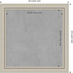 Amanti Art Silver Framed Magnetic Board 24x24 Medium Vision Board - Image 4