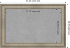 Amanti Art Silver Framed Magnetic Board 25x37 Large Vision Board - Image 4