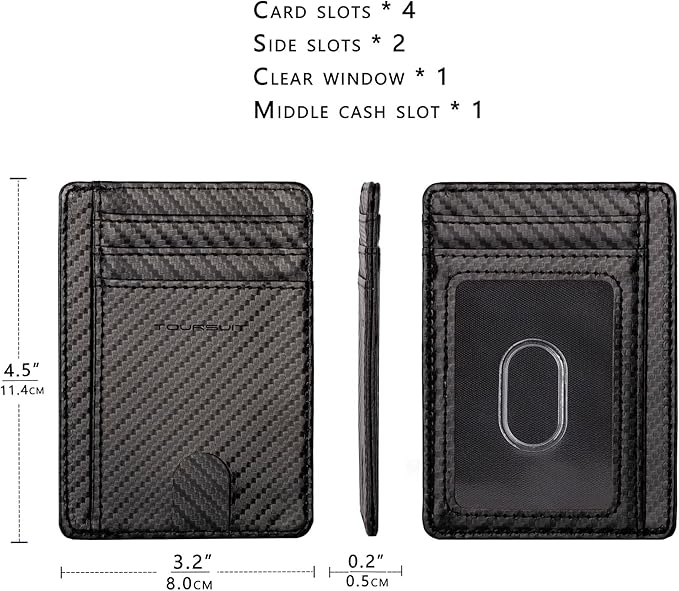TOURSUIT Travel Minimalist Slim Front Pocket Wallet - Image 4