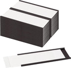LLPT Magnetic Label Holder 4” x 1.6” 26 Packs C Channel White Paper Cards by LLPT-AllAboutAdhesiveTapes