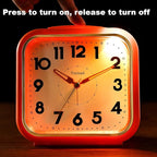 Tinload 5.5" Large Analog Alarm Clock • Silent Non Ticking • Gentle Wake • Beep - Image 6