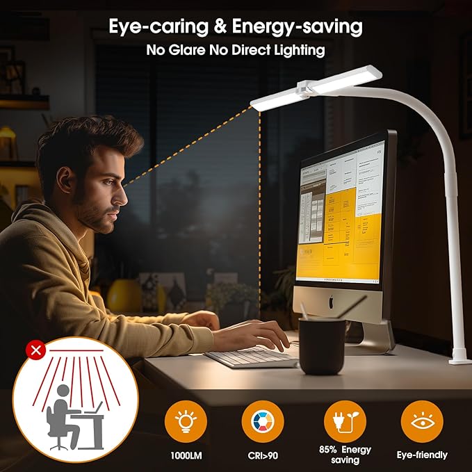 SIBRILLE LED Desk Lamp for Home Office - Image 5