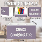 XPH Chaos Coordinator Purple Pen Pencil Holder Organizer - Image 7