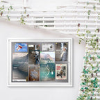 SWANCROWN Enclosed Bulletin Board Grey Felt Displays Boards Weather Resistant - Image 7