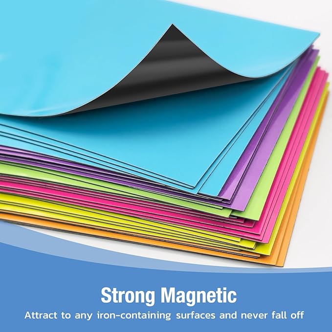 HOMiDEK Reusable Magnetic Sticky Notes, Dry Erase Magnets Magnetic Labels - Image 2