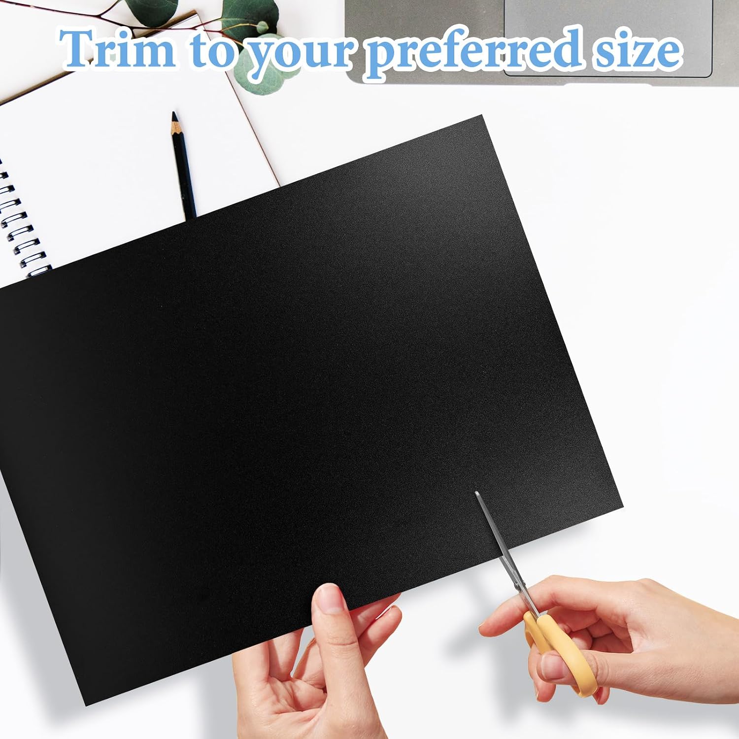 60 Pack Binding Covers and Backs, 10/12 Mil, 8.5X11" | Includes 30 Clear 10 Mil PVC Fronts and 30 Black 12 Mil Sand-Textured Backs for Letter Size Binding