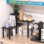 JayRex Countertop Corner Shelf, 3 Tier Shelf Moveable Organizer - Image 5