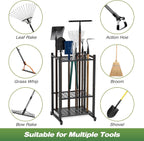garden tool organizer, garage tool organizer & garage, package contents