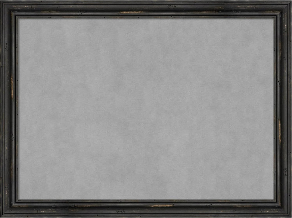 Amanti Art Black Framed Magnetic Board 23x31 Medium Vision Board
