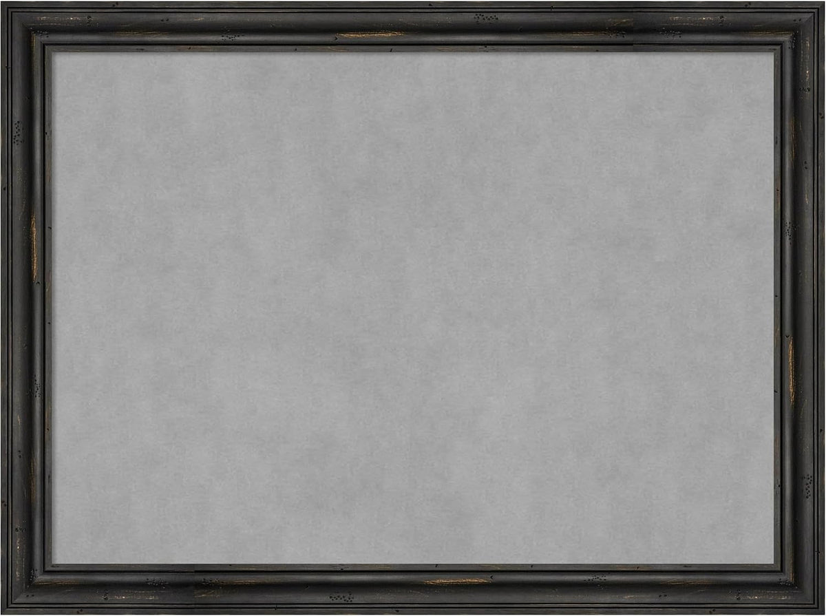 Amanti Art Black Framed Magnetic Board 23x31 Medium Vision Board