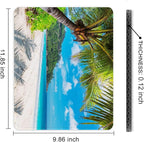 Auhoahsil Mouse Pad, 12 x 10 in Summer Beach Theme Computer Mouse Pad - Image 7