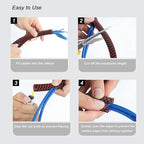 CrocSee 10ft - 1/2 inch Braided Cable Management Sleeve Cord Protector - - Image 6