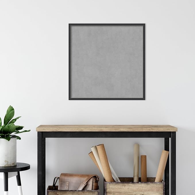 Amanti Art Black Framed Magnetic Board 25x25 Medium Vision Board - Image 5