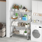 Himimi 4-Tier Heavy Duty Steel Wire Rack Storage Shelving, Adjustable Metal - Image 5