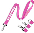Wristband Bros Custom Lanyards For ID Badges, Keys & More | Add Text & Logos | by WristbandBros