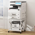 Fannova 23.6 x 23.6 Inches Large Printer Stand, 2 Tier Square Printer Table