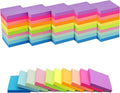 Mini Sticky Notes 1.5x2 in, 10 Colors Bright Small Sticky Notes Pad Strong by HQCME
