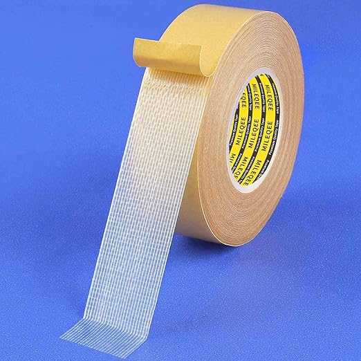 MILEQEE Double Sided Tape Heavy Duty, 1in x 33FT, Universal High Tack, Strong by MILEQEE