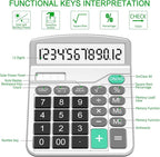 Splaks 4 Pack Standard Functional Desktop Calculator - Image 2