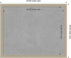 Amanti Art Silver Framed Magnetic Board 36x44 X-Large Vision Board - Image 4