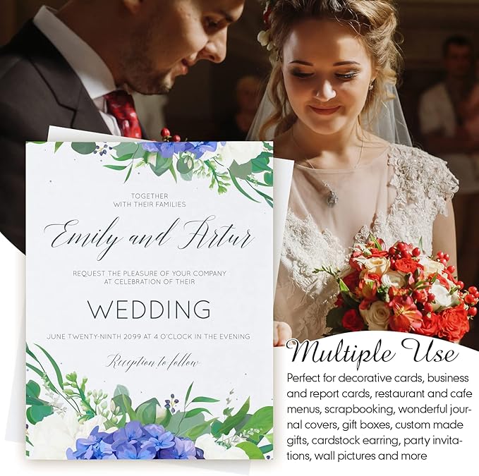 Fainne 200 Sheets 8.5 x 11 Inches Card stock Thick Paper Heavyweight Card Stock - Image 4