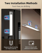 EZVALO 5 Pack Under Cabinet Lighting, 4000mAh Rechargeable Motion Sensor Light - Image 6
