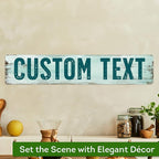 Custom Sign, Custom Street Sign, 11 Font Colors, 13 Font Styles, 4 Hole Options - Image 4