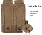 EXCELLENT ELITE SPANKER Molle Single/Double Pistol Mag Pouch Tactical Magazine - Image 5