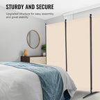VEVOR Room Divider, 4 Panel Room Divider, Folding Privacy Screen and Portable - Image 4