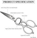 Sunnecko Heavy Duty Kitchen Scissors - Image 2