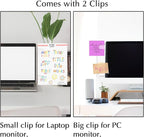 Keenjorika 2PCS Multifunctionnal Monitor Documents Holder, Desktop Message Board - Image 4