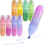 Four Candies 8 Pcs Highlighters Assorted Colors, Cute Pastel Highlighter Set by FourCandies