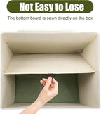 Large 17" 42 Quarts Collapsible Stackable Storage Bins - Image 4