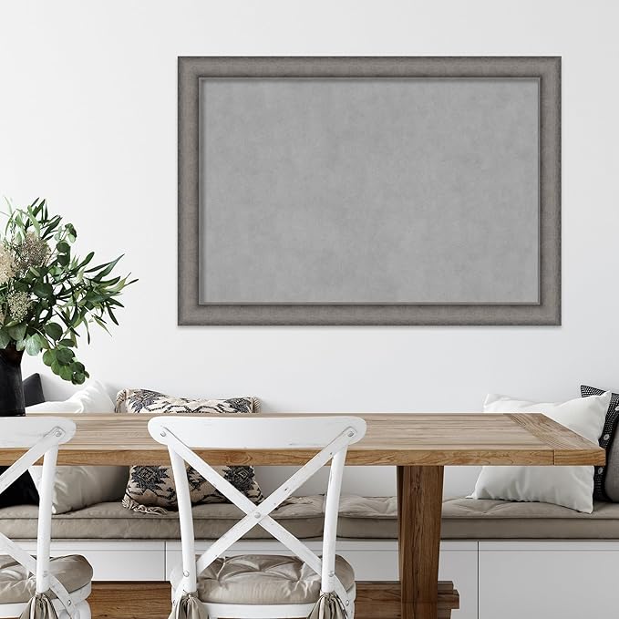Amanti Art Grey Framed Magnetic Board 28x40 Large Vision Board - Image 5