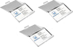 Stephanie Imports Set of 3 Slim & Minimalist Metal Business Card Holder Unisex - Image 3