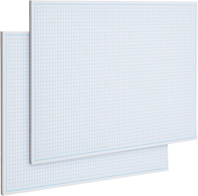 Bright Creations 2 Pack Engineering Graph Paper Pads, 11x17 Quadrille Grid Paper by BrightCreations