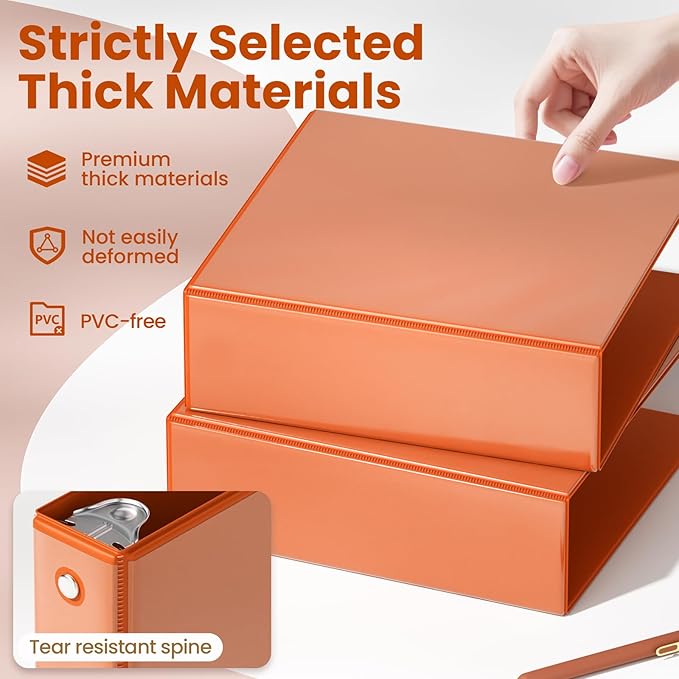 SUNEE 3 Ring Binder 3 Inch 1 Pack - Image 4