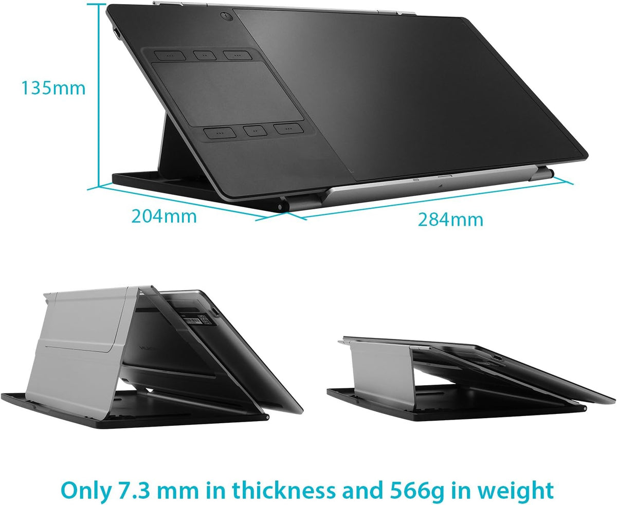 HUION ST200 Adjustable Laptop Stand for Desk, Aluminum Computer Stand