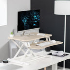 VIVO 26 inch Desk Converter, K Series, Height Adjustable Sit to Stand Riser - Image 4