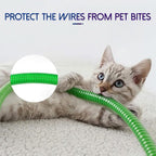 Split Wire Loom Tubing, 25ft Cord Protectors from Pets No Chew, Flexible Wire - Image 7