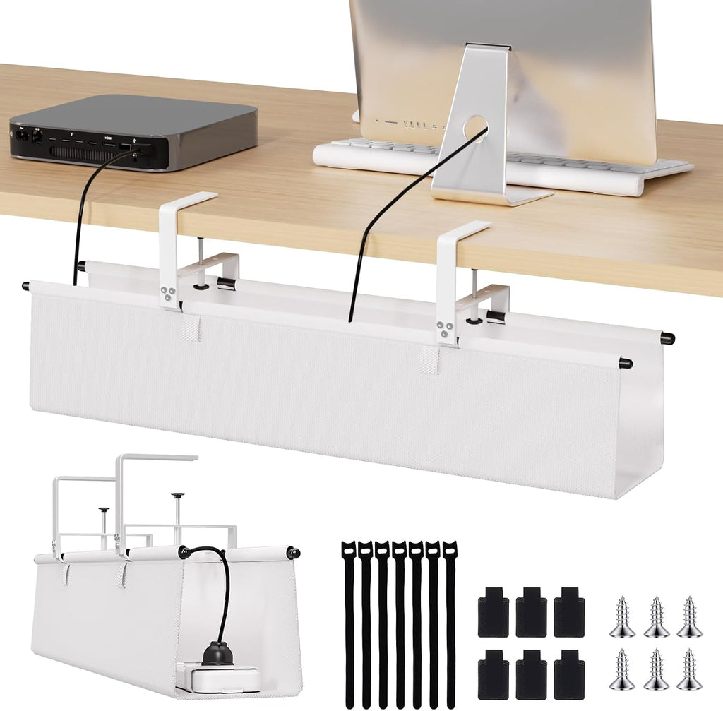 Under Desk Cable Management Tray