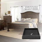 Yelanon Furniture Coasters, Rubber Furniture Feet, Anti Slide Floor Protector - Image 3