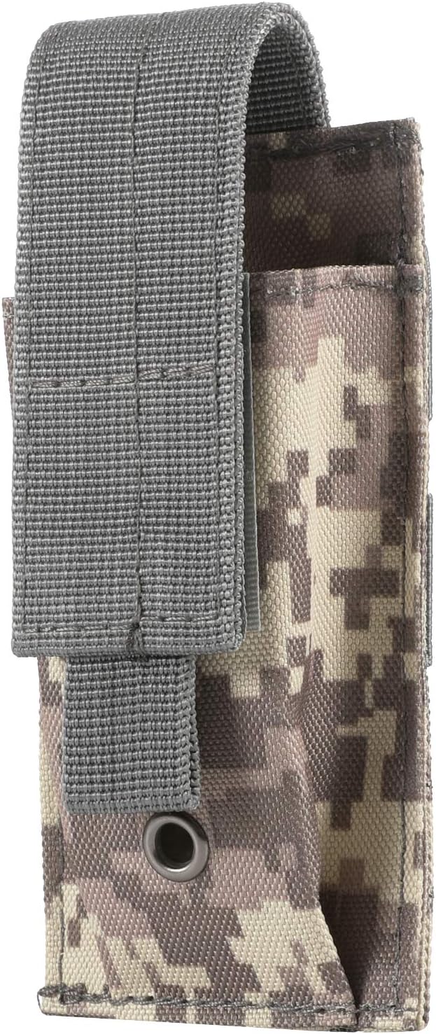 Tactical Single/Double Pistol Mag Pouch Outdoor Molle Open-Top Magazine Pouch - Image 2