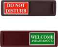 Do Not Disturb Sign & Please Knock Sign – Non-Scratch Magnetic Door Hanger by SXKRHW