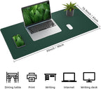 Leather Desk pad Protector, Large Desk mat - Image 2