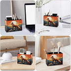 Famame Mountains Red Fox Sunset Pencil Holder - Image 4