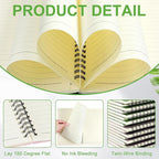 Yahenda 18 Pcs Spiral Notebook Bulk A5 Journal Lined 8.3'' x 5.5'' Writing - Image 2