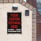 Custom Sign Personalized Custom Metal Sign, Customize - Image 2
