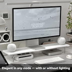 ROCDEER Bamboo Monitor Stand Riser - Image 2