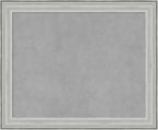 Amanti Art Silver Framed Magnetic Board 19x23 Small Vision Board